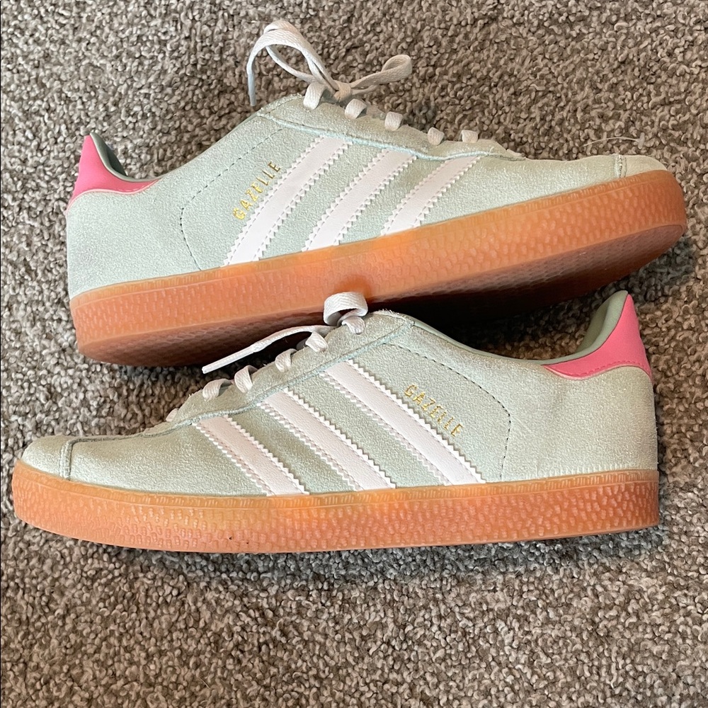 Adidas Kids Sneakers Mint Green and Pink